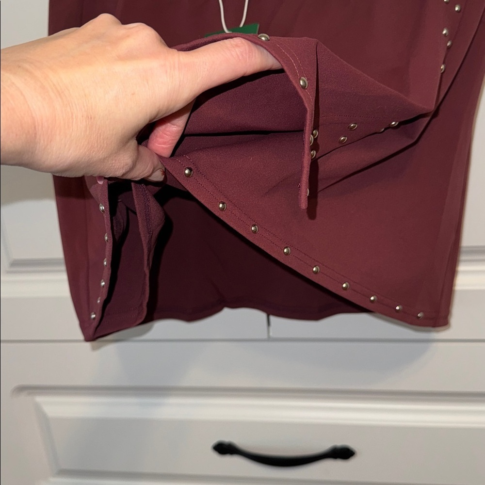 Halara Nylon Studded Mini Skirt - Picture 4 of 4